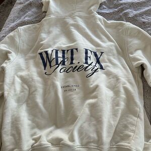 cream white fox top s/m
